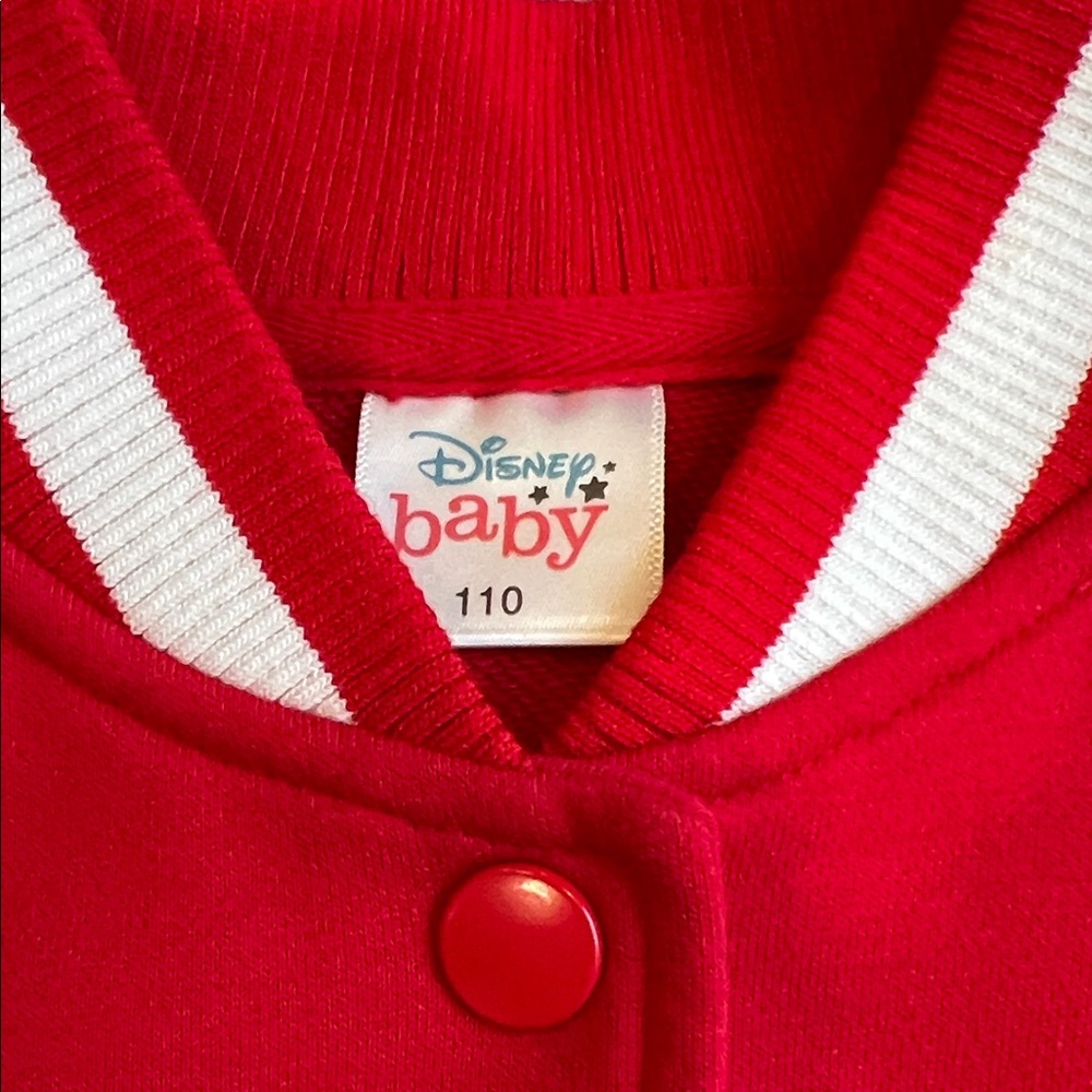 Disney Red Minnie Mouse Jacket with White Accents - Picture 3 of 4